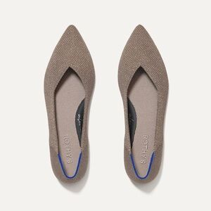 Rothy's The Point II - Light Pewter Size 10